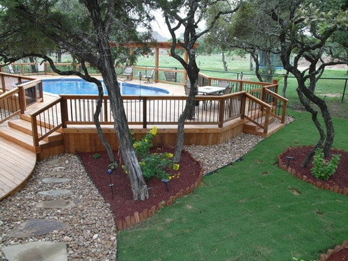 Above Ground Pool Landscaping Ideas, Above Ground Pool Landscaping Photos