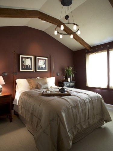How to Decorate Your Bedroom with Brown Accent Wall - Home ...