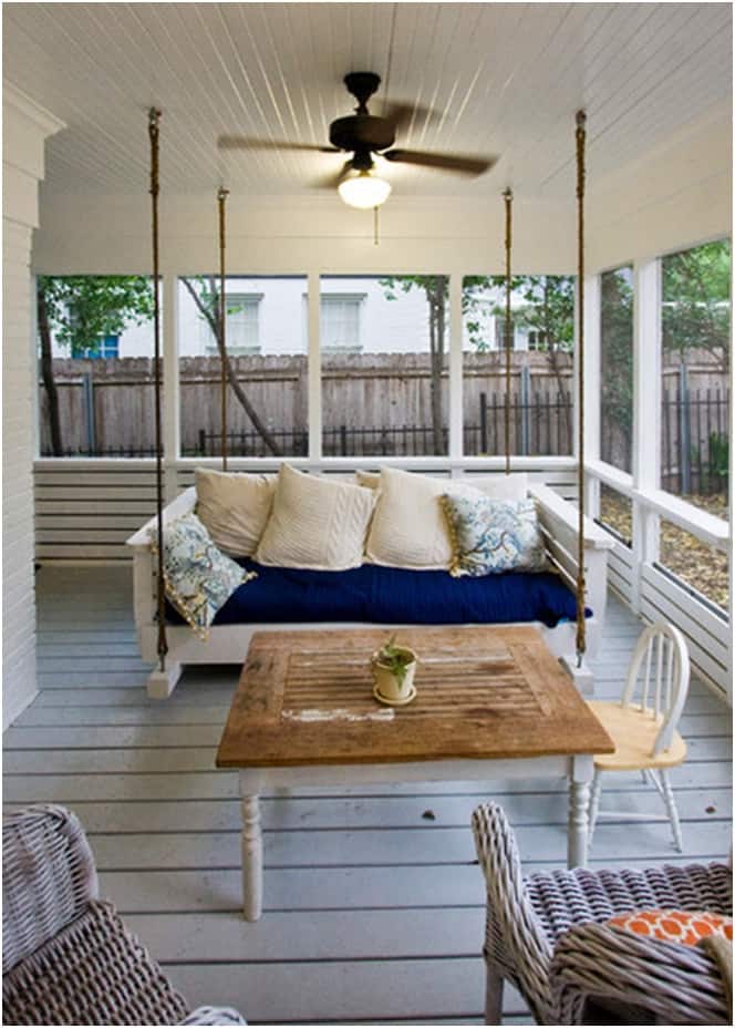 Outdoor chill out decor