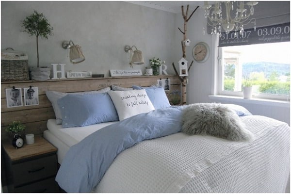 Small bedroom nordic style interior decor