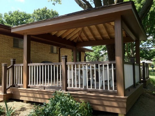 Auburn-Hills-Composite-deck-and-gazebo-traditional-porch-ideas