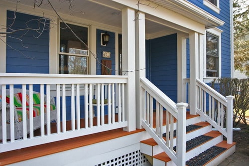 Blue-hardie-siding-front-porch-Birmingham-traditional-porch-exterior-home-designs