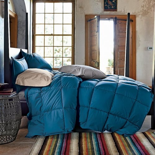 La-Crosse-Primaloft-Deluxe-Down-Alternative-Comforter-Deep-Water-contemporary-comforters