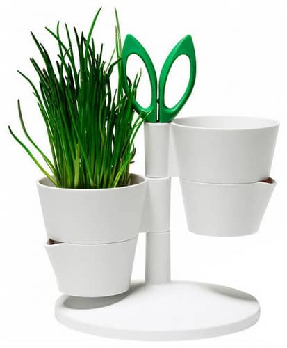 Simple-Streamlined-Indoor-Herb-Stand-Flowerpot-Design