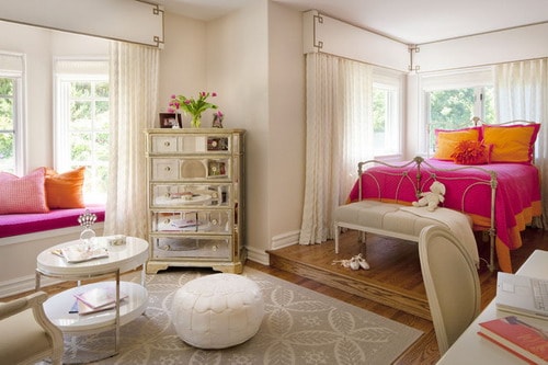 Classic-style-interior-decor-teenage-girls-room-furniture-ideas