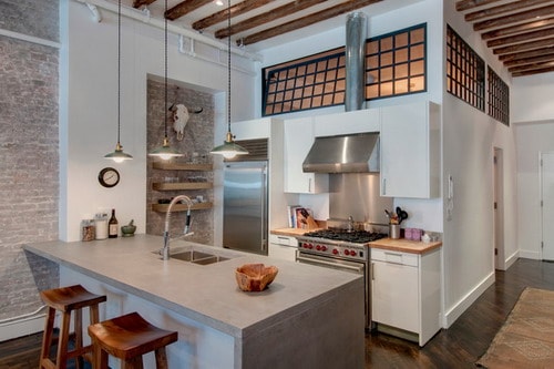 Feng-shui-ideas-small-industrial-kitchen-designs