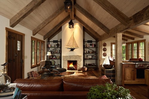 Gatehouse-rustic-living-room-pole-buildings-with-living-quarters-ideas