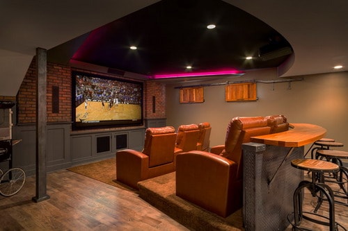 Traditional Home Theater Seating Layout Home Interior Design Photos