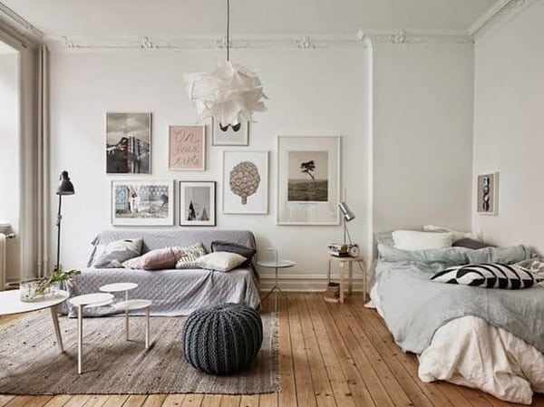 Stylish Nordic style Apartment Interior Decor Designs