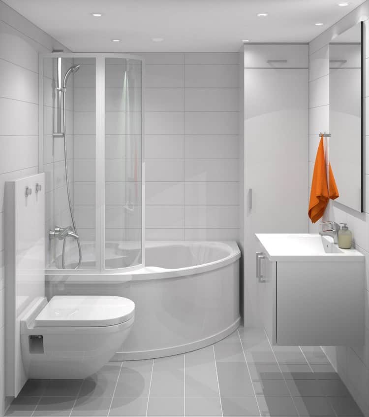 Small Scandinavian Bathroom Design 6