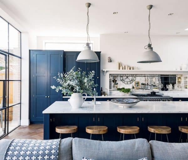 Blue Kitchen Decor - A Seventh Heaven Kitchen | Home Decor Help