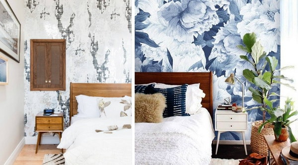 Wallpaper trends for bedroom decorating design 50