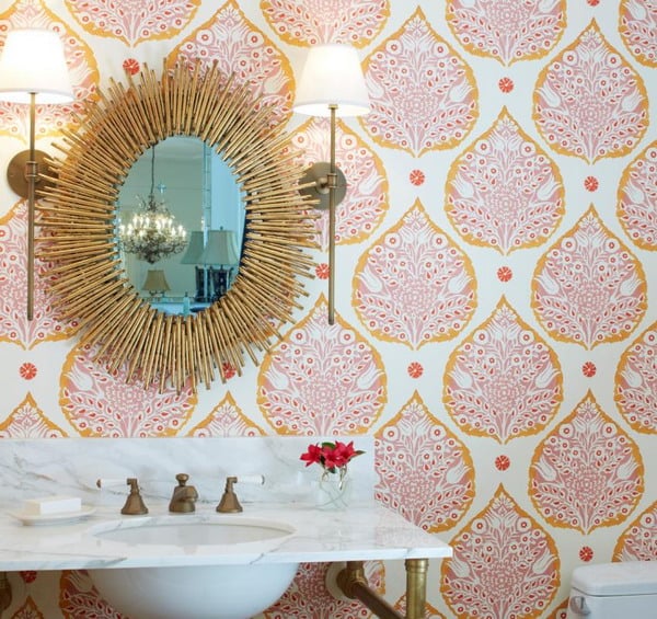 Wallpaper trends on the wall in every room