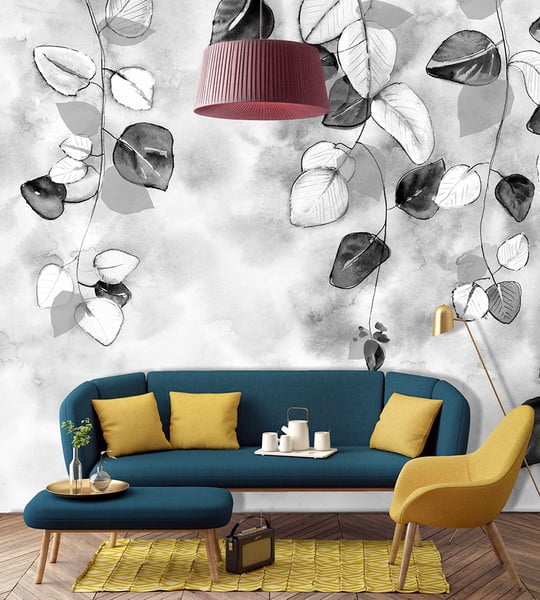 spectacular wallpaper trends for living room 18