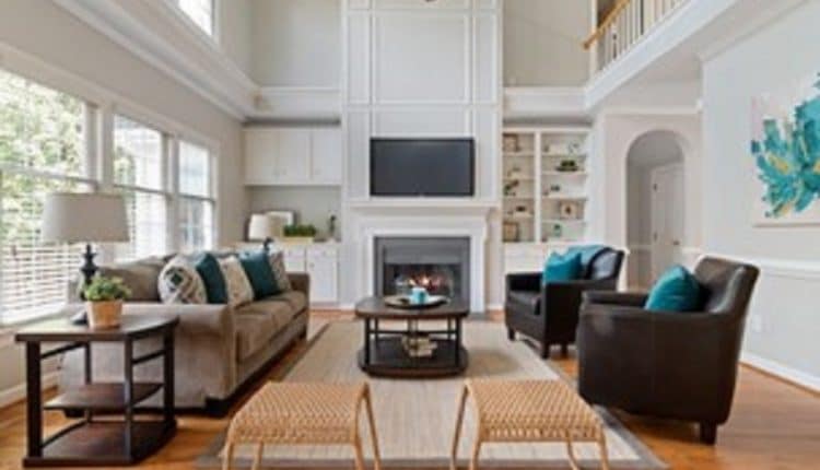 staged living room with cohesive design 914×608