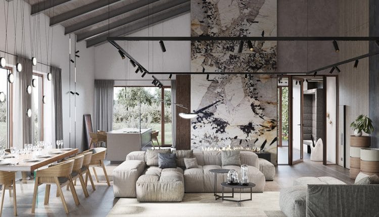 Rustic-modern-living-room