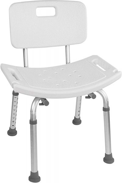 Vaunn Medical Shower Chair with removable back